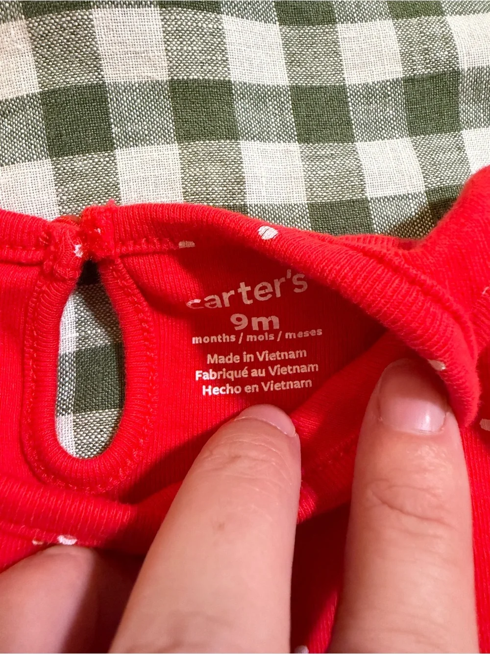 Red Baby Holiday Santa Pocket Dress